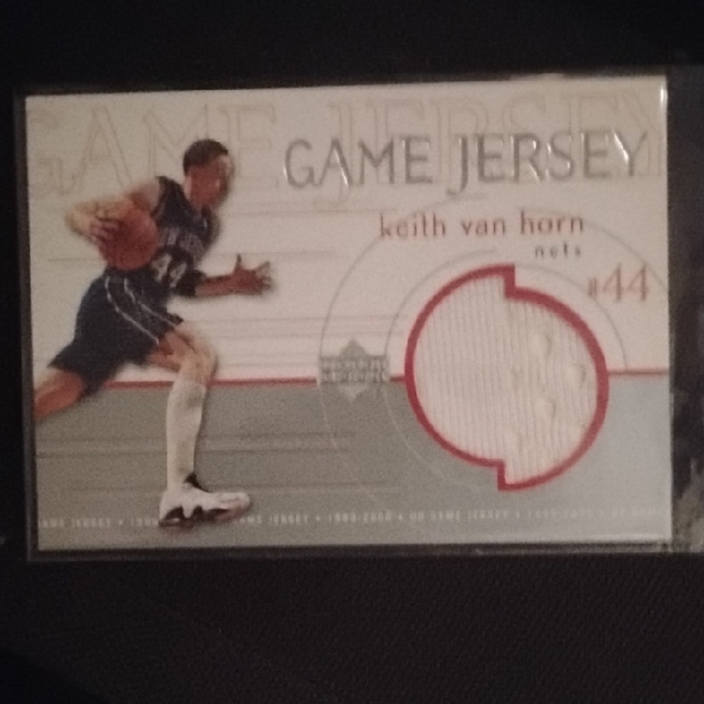 Keith Van Horn Game Jersey Card #44
